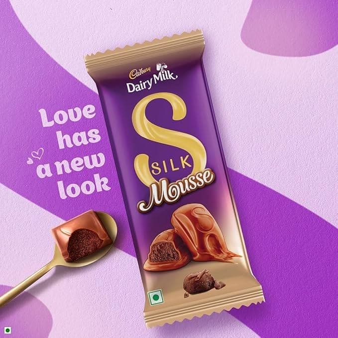 Cadbury Dairy Milk Silk Mousse Chocolate Bars, 110 g thumb 1