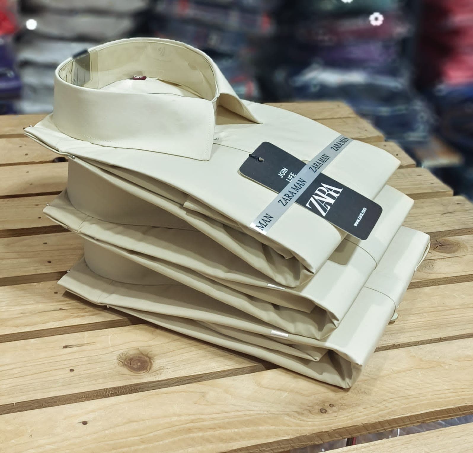 Cotton Elegance Classic Cream Shirt