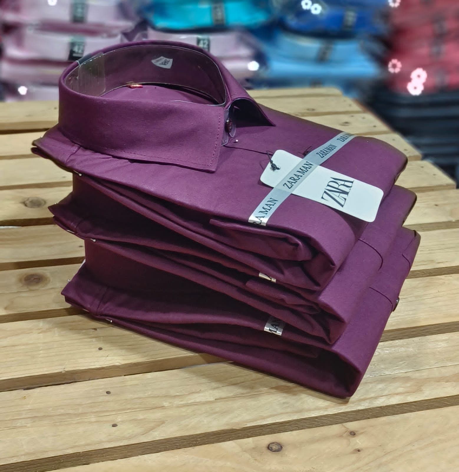 Cotton Elegance Rich Maroon Shirt