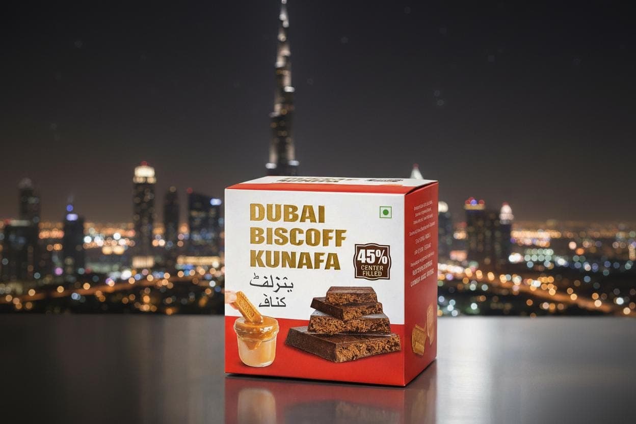 DUBAI KHUNAFA BISCOFF CHOCOLATE