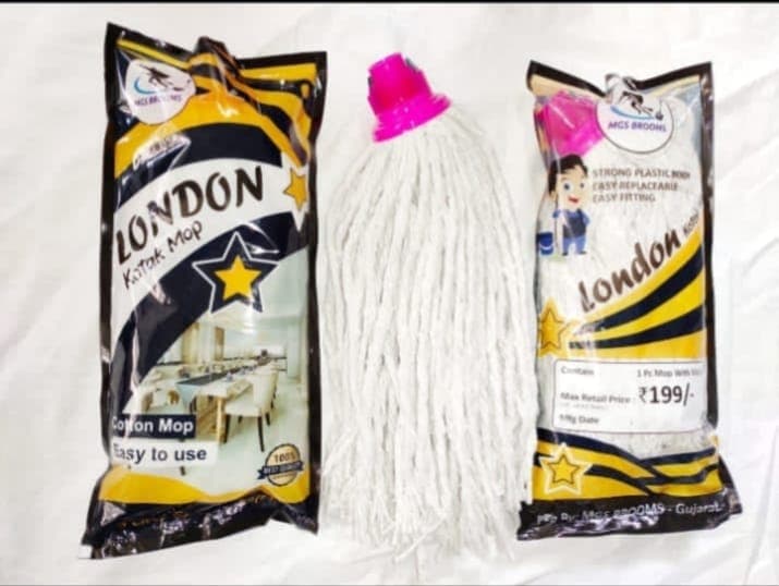 London Plastic Mop Cotton Head