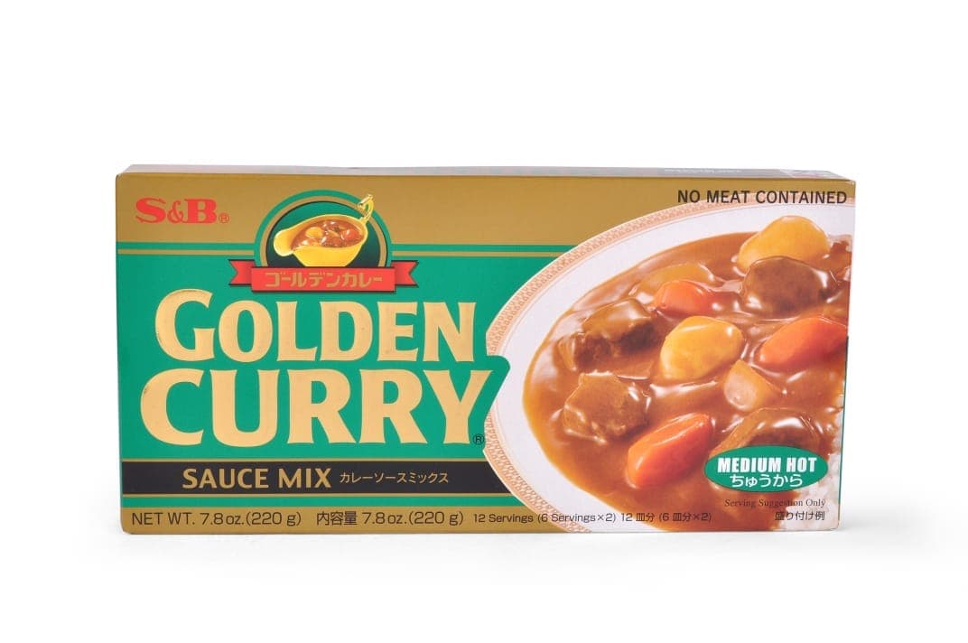 S & B Golden Curry Paste (Hot Medium Hot Mild)