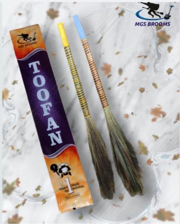 TOOFAN Phool Jhadu MGS Premium Grass Broom