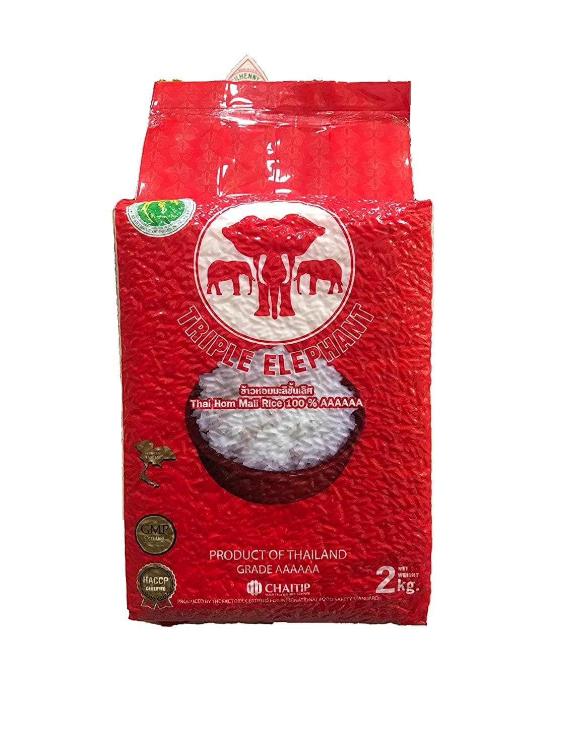 Triple elephant jasmine rice 2 kg