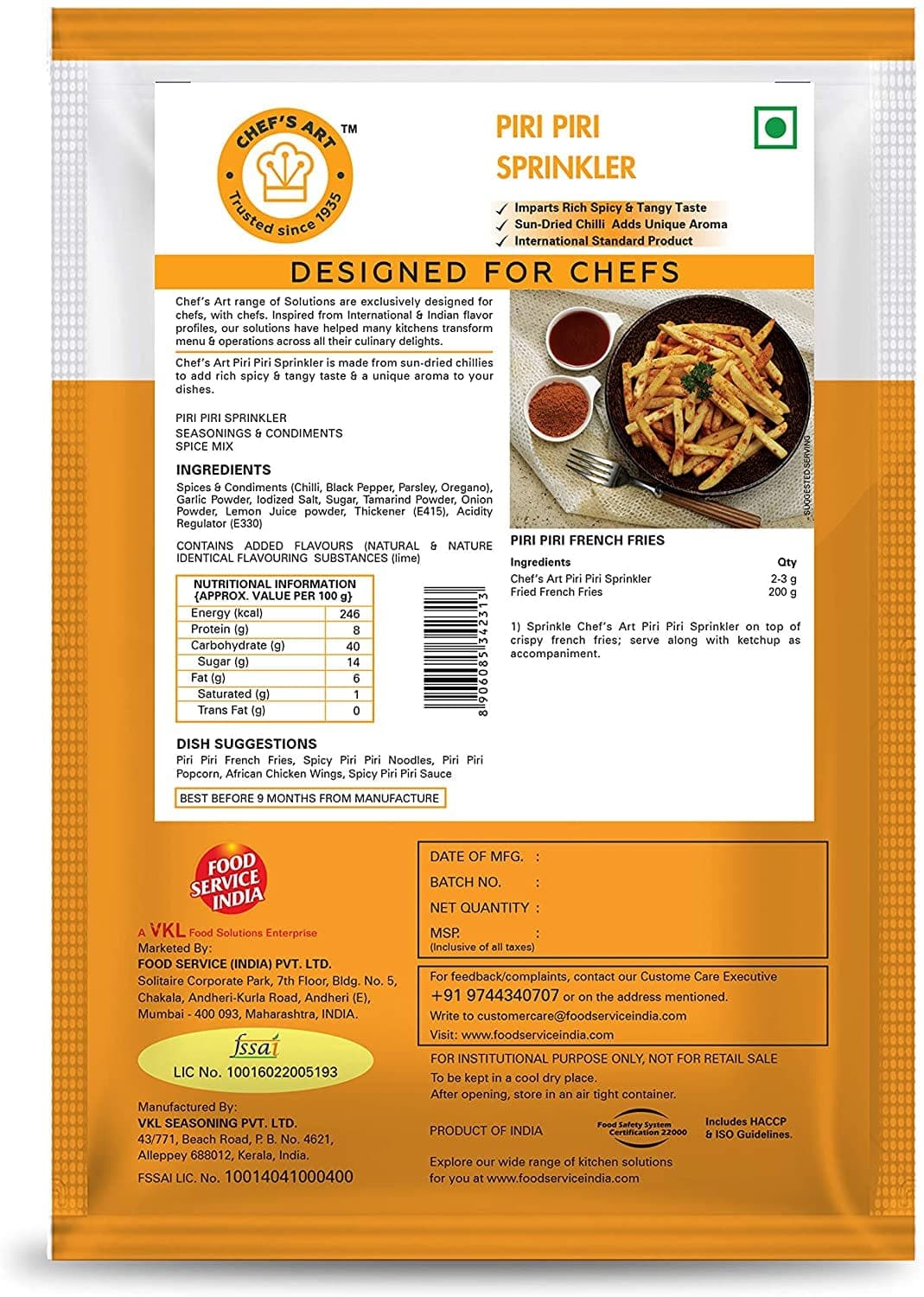 Vkl Charcoal Seasoning
