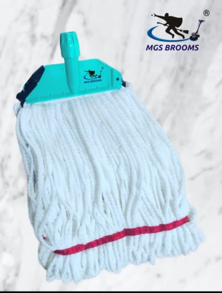 white cotton refill mop
