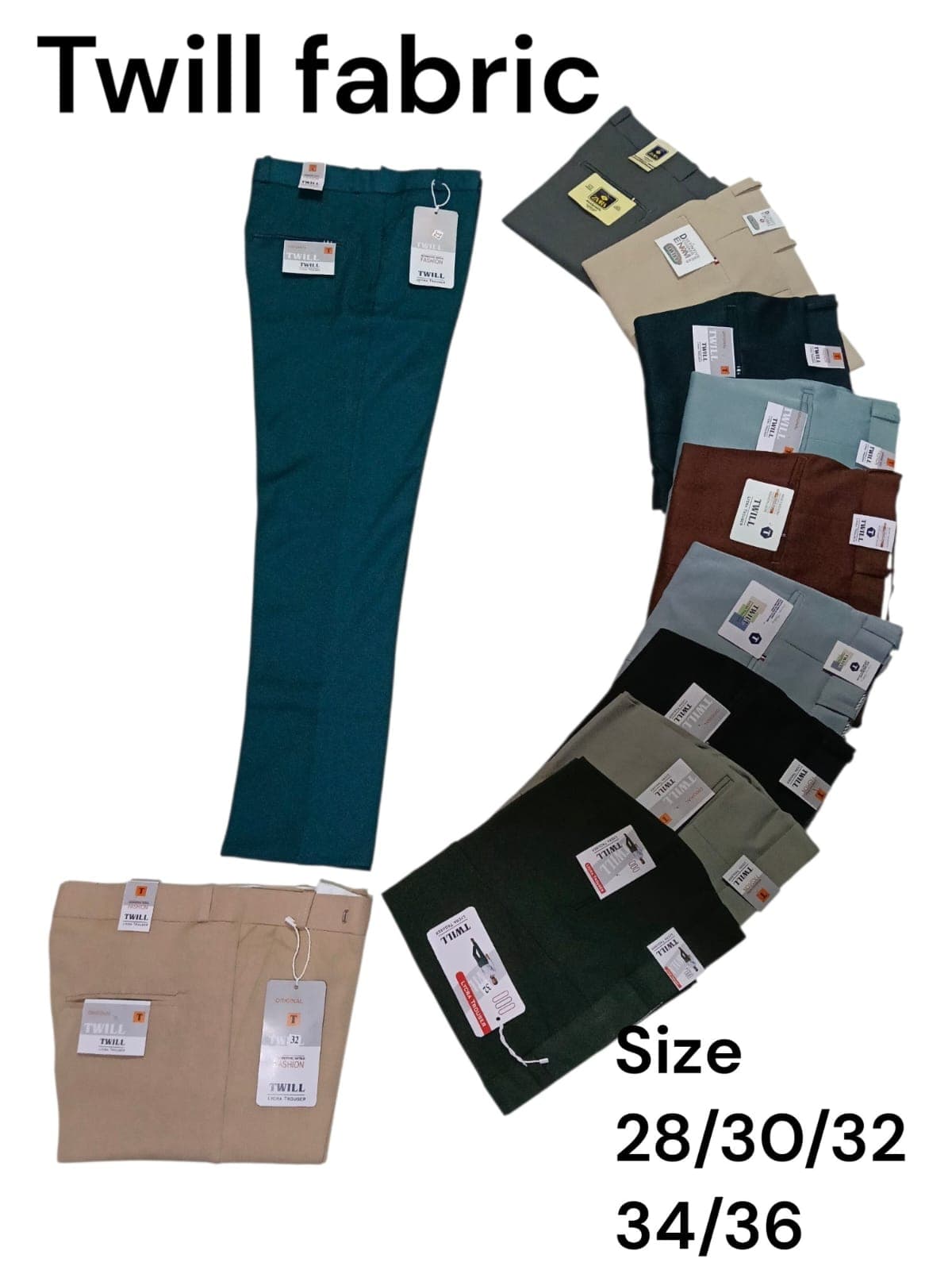 Men's Premium Twill Fabric Trousers