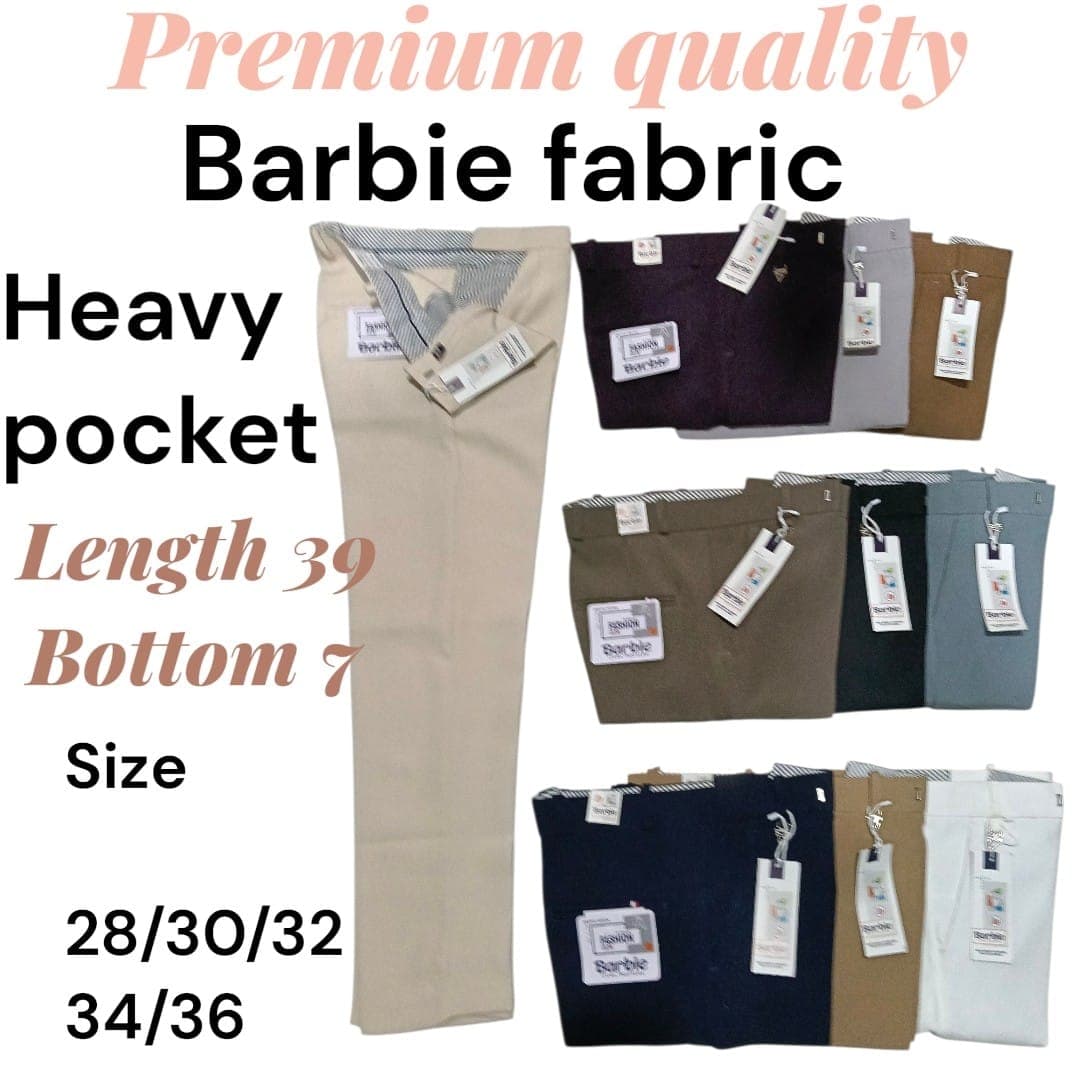 Men's Premium Barbie Fabric Trousers