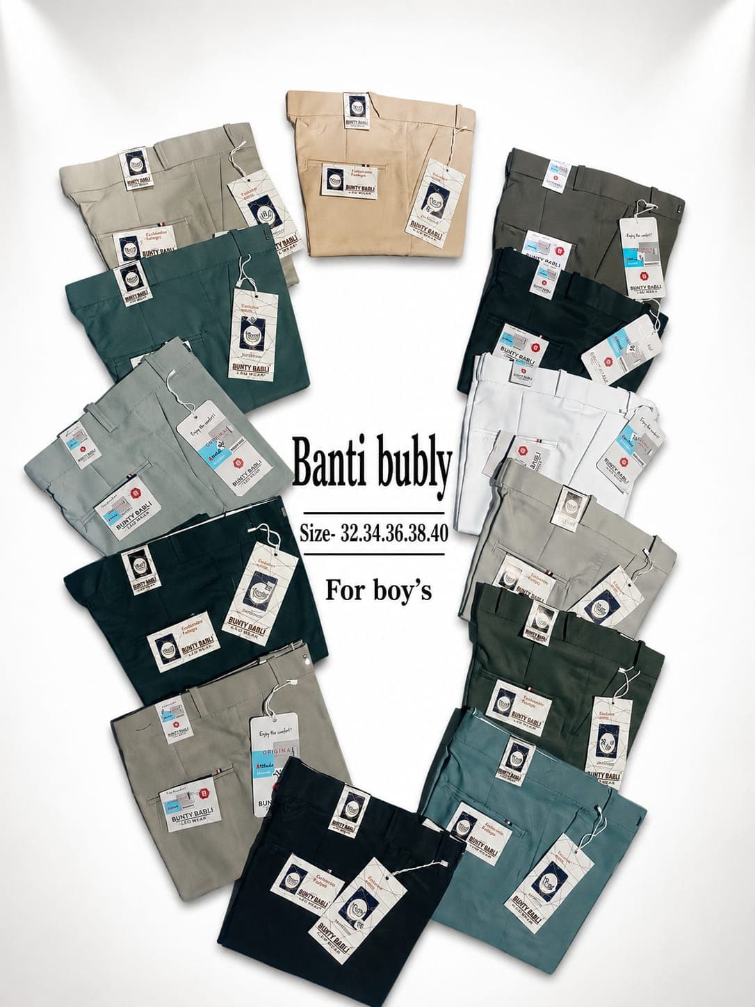 Boys Banti Bubly Premium Trousers