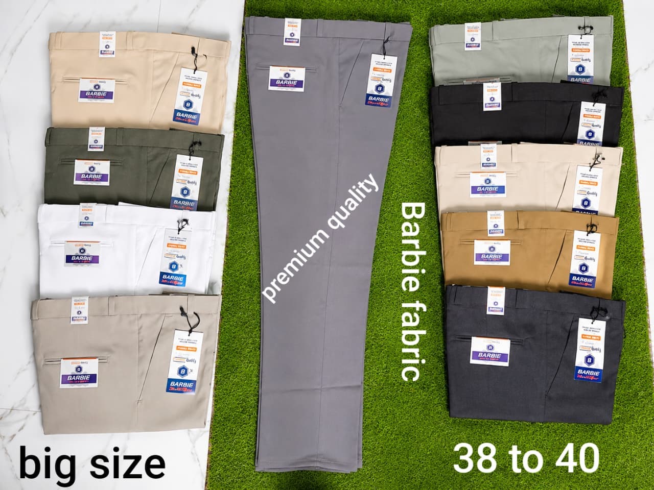 Men's Premium Barbie Fabric Trousers