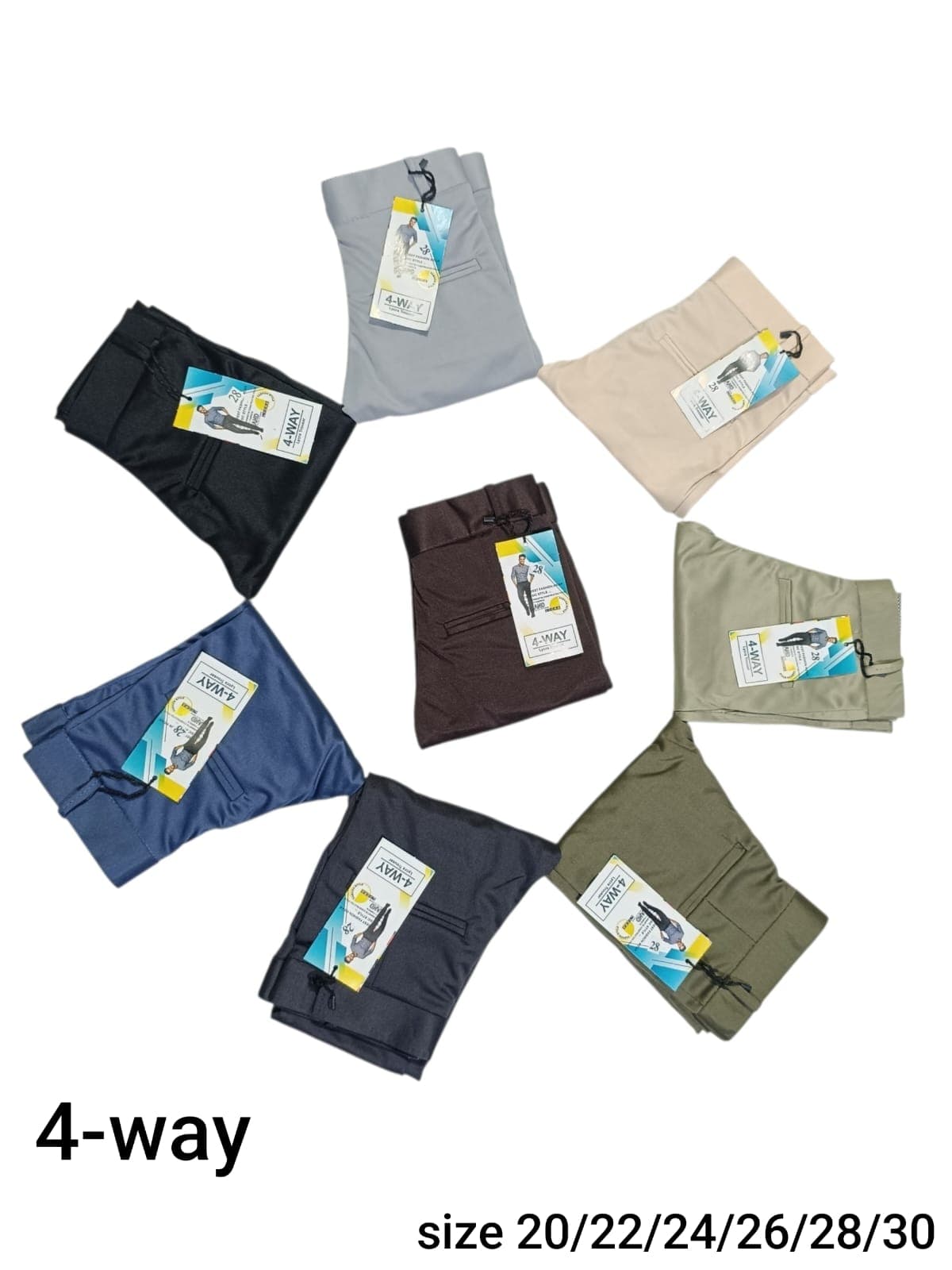 Men's 4-Way Stretch Trousers
