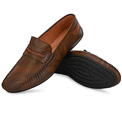 FENTACIA Men Casual Penny Loafers (Size: 12.5 UK)