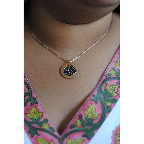 Ekibeki Earthy Pendant (Color:Blue)