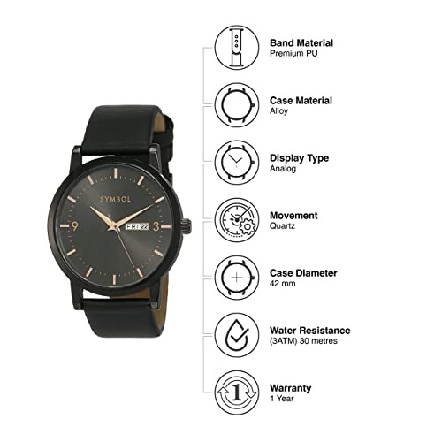 Symbol Analog Men's Watch