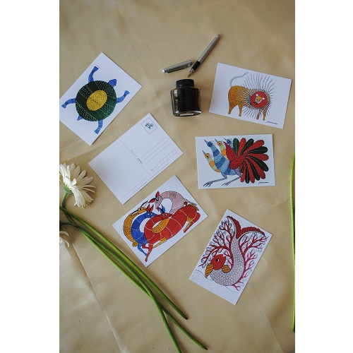 Ekibeki Mighty creatures of Kond postcards - set of 5